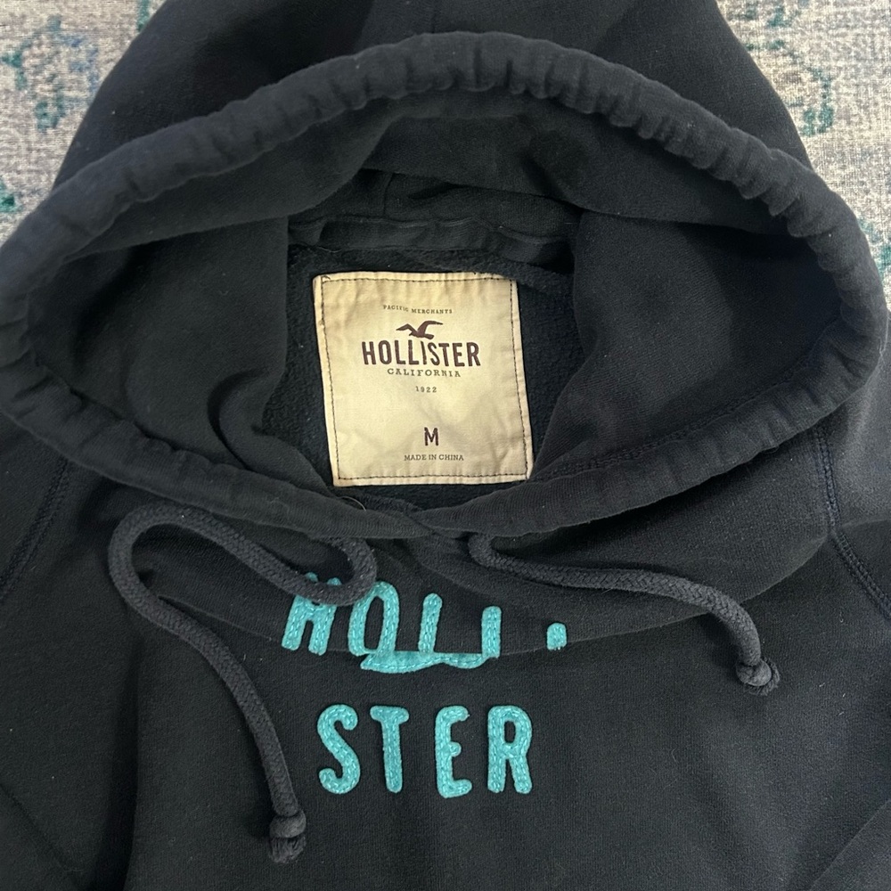 Vintage Hollister navy blue hoodie